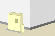 屋外設置タイプ給湯器